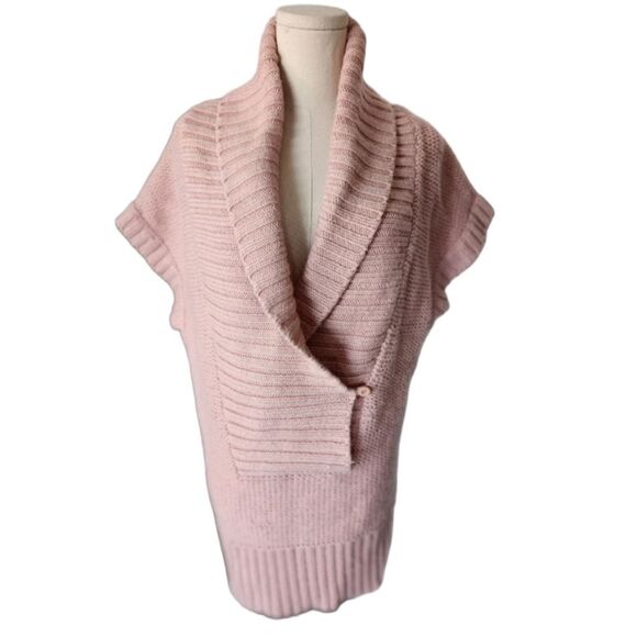 Wilfred Aritzia light pink knit short sleeve wool/alpaca sweater - Size Small - Picture 1 of 7